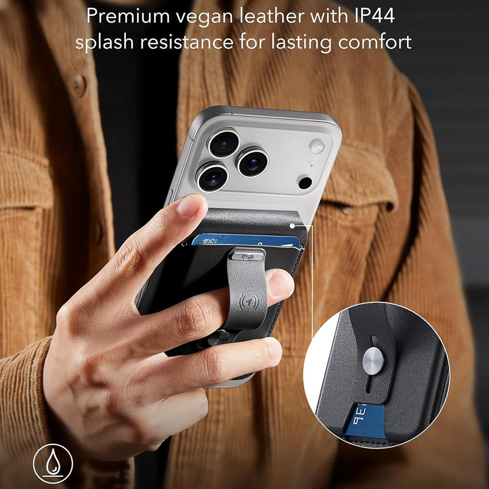 Портфейл MagSafe, ESR, Findy my Wallet, Черен