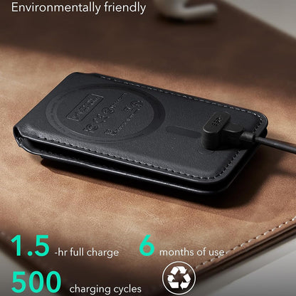 Портфейл MagSafe, ESR, Findy my Wallet, Черен