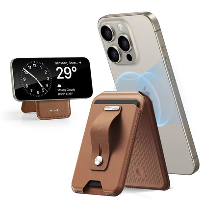 Portofel MagSafe, ESR, Findy my Wallet, Кафяв