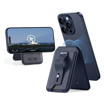 Портфейл Magsafe, ESR, Find my Wallet, Тъмносин