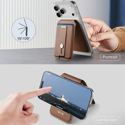 Portofel MagSafe, ESR, Findy my Wallet 5C, Кафяв