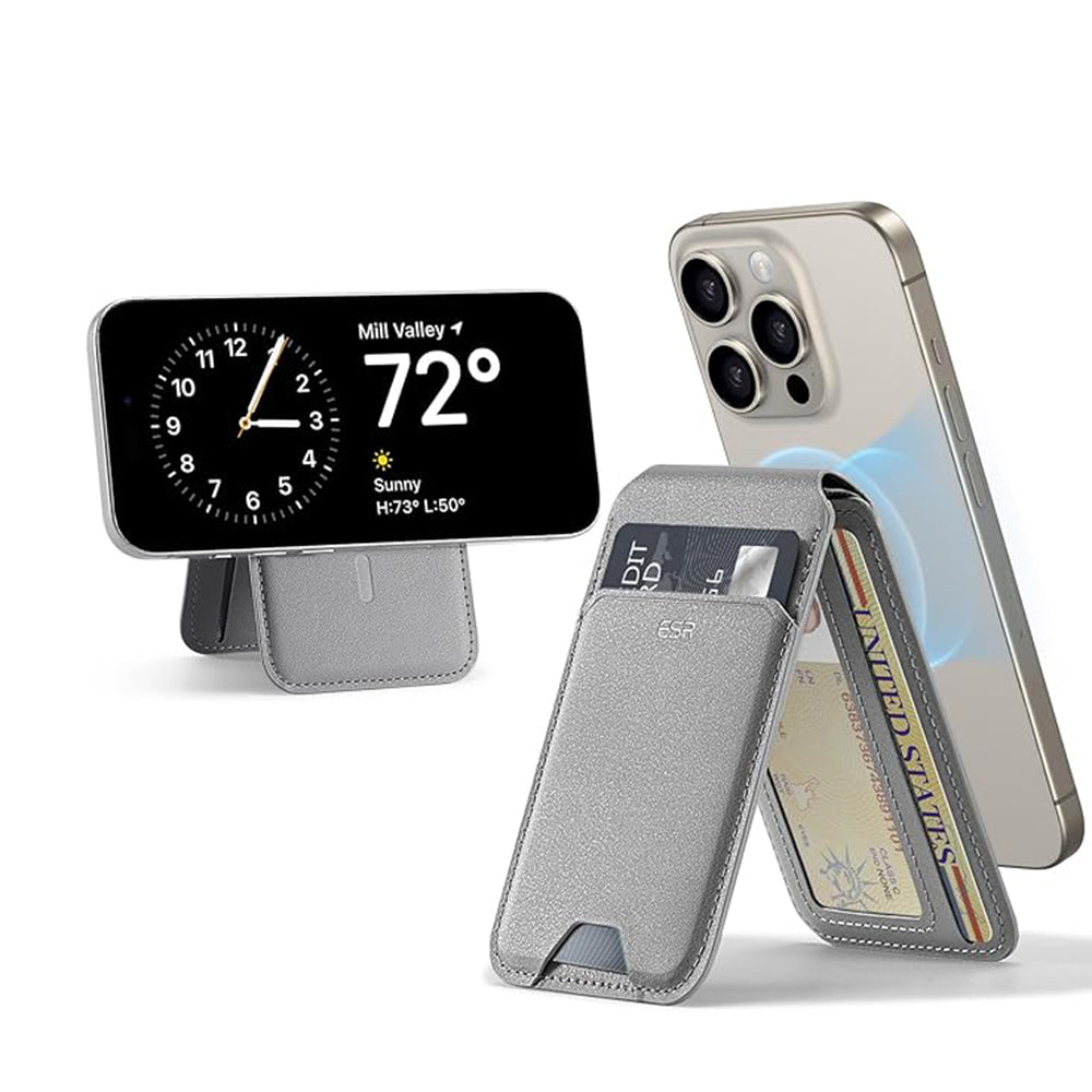 Портфейл Magsafe, ESR, Сив