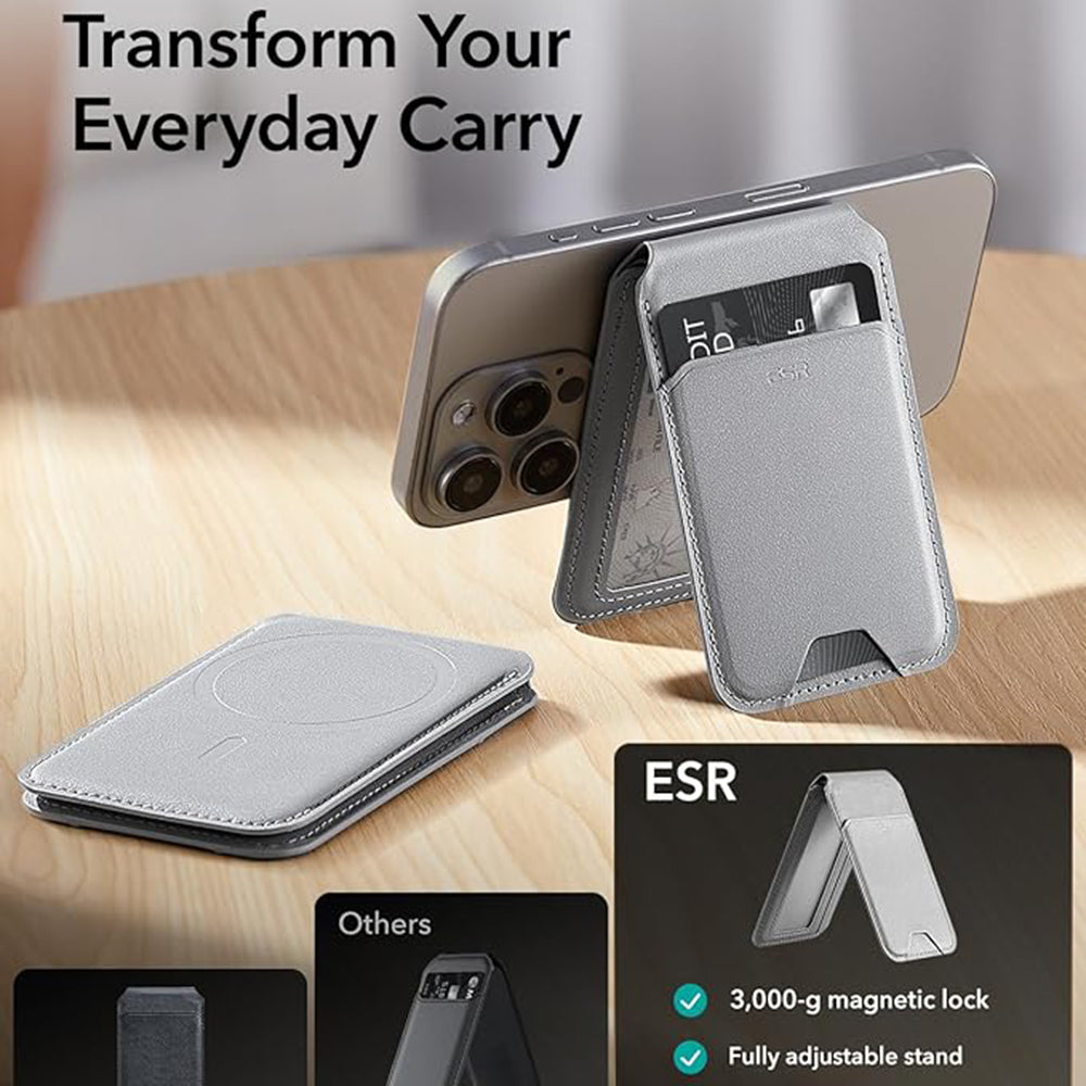 Портфейл Magsafe, ESR, Сив