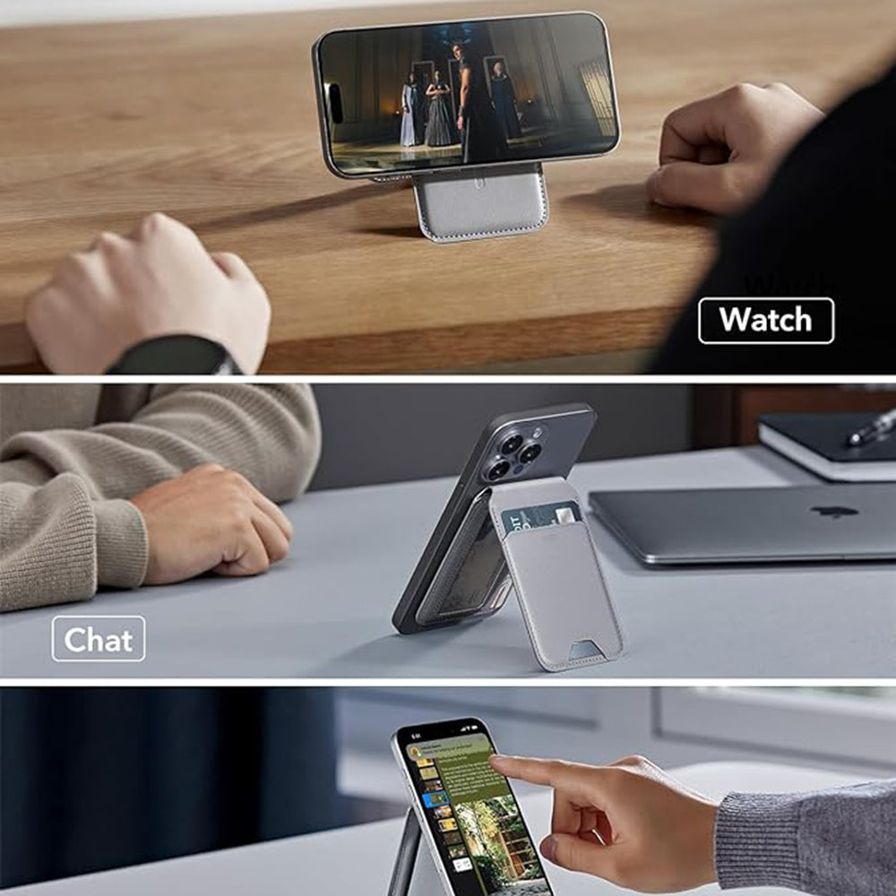 Портфейл Magsafe, ESR, Сив