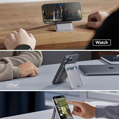 Портфейл Magsafe, ESR, Сив