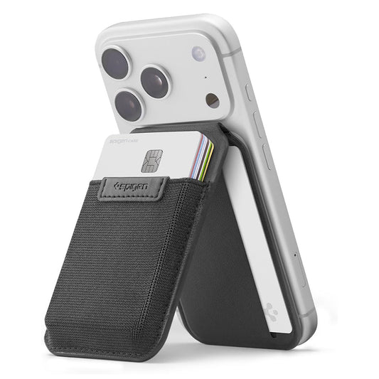 Портфейл MagSafe, Spigen, Slim Fold Tripod S314-4, Черен AFA11591