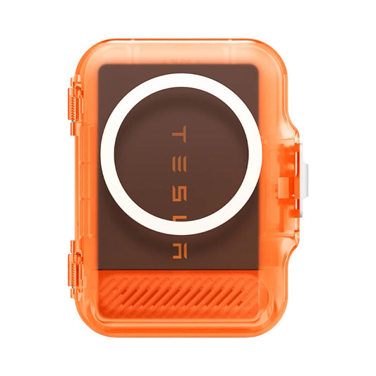 Портфейл MagSafe, Spigen, TinTap MagFit+, Сатенено оранжево AFA11381