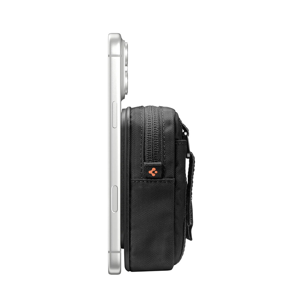 Портфейл MagSafe, Spigen, TinTap ZIP MagFit 2, Черен AFA11564