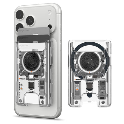 Портфейл MagSafe, Spigen, Ultra Hybrid Zero One, Прозрачен AFA11403