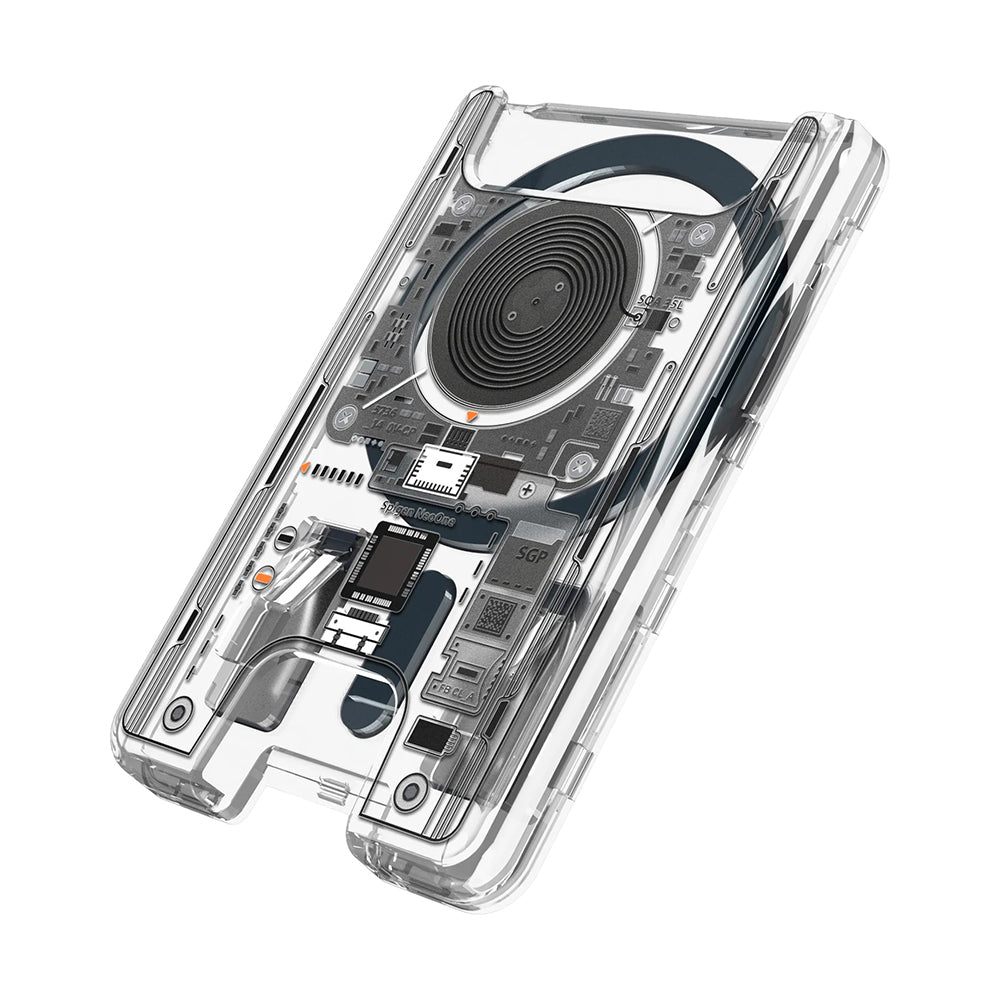 Портфейл MagSafe, Spigen, Ultra Hybrid Zero One, Прозрачен AFA11403