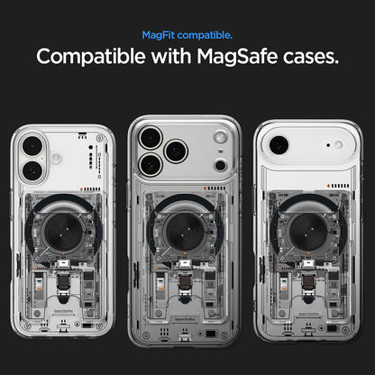 Портфейл MagSafe, Spigen, Ultra Hybrid Zero One, Прозрачен AFA11403