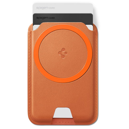 Портфейл MagSafe, Spigen, Valentinus MagFit+, Оранжев AFA11340