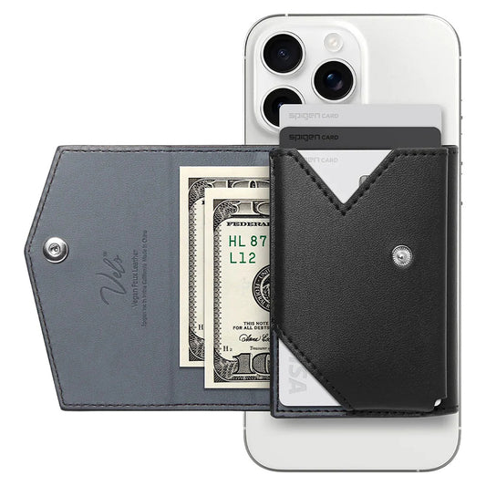 Портфейл Magsafe, Spigen, Valentinus Pro, Черен