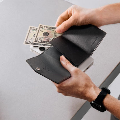 Портфейл Magsafe, Spigen, Valentinus Pro, Черен