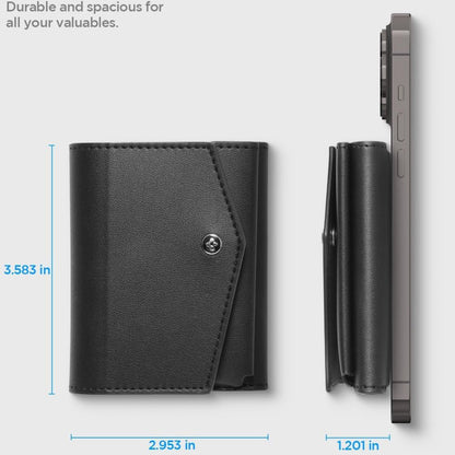 Портфейл Magsafe, Spigen, Valentinus Pro, Черен