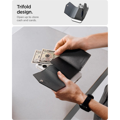 Портфейл Magsafe, Spigen, Valentinus Pro, Черен