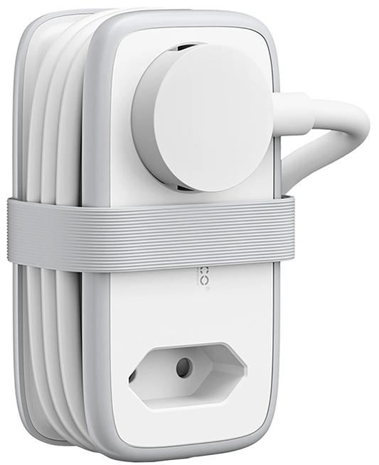 Удължител Orico APP, 2 x Schuko - 2 x USB-A - 1 x USB-C, Бяло Сиво