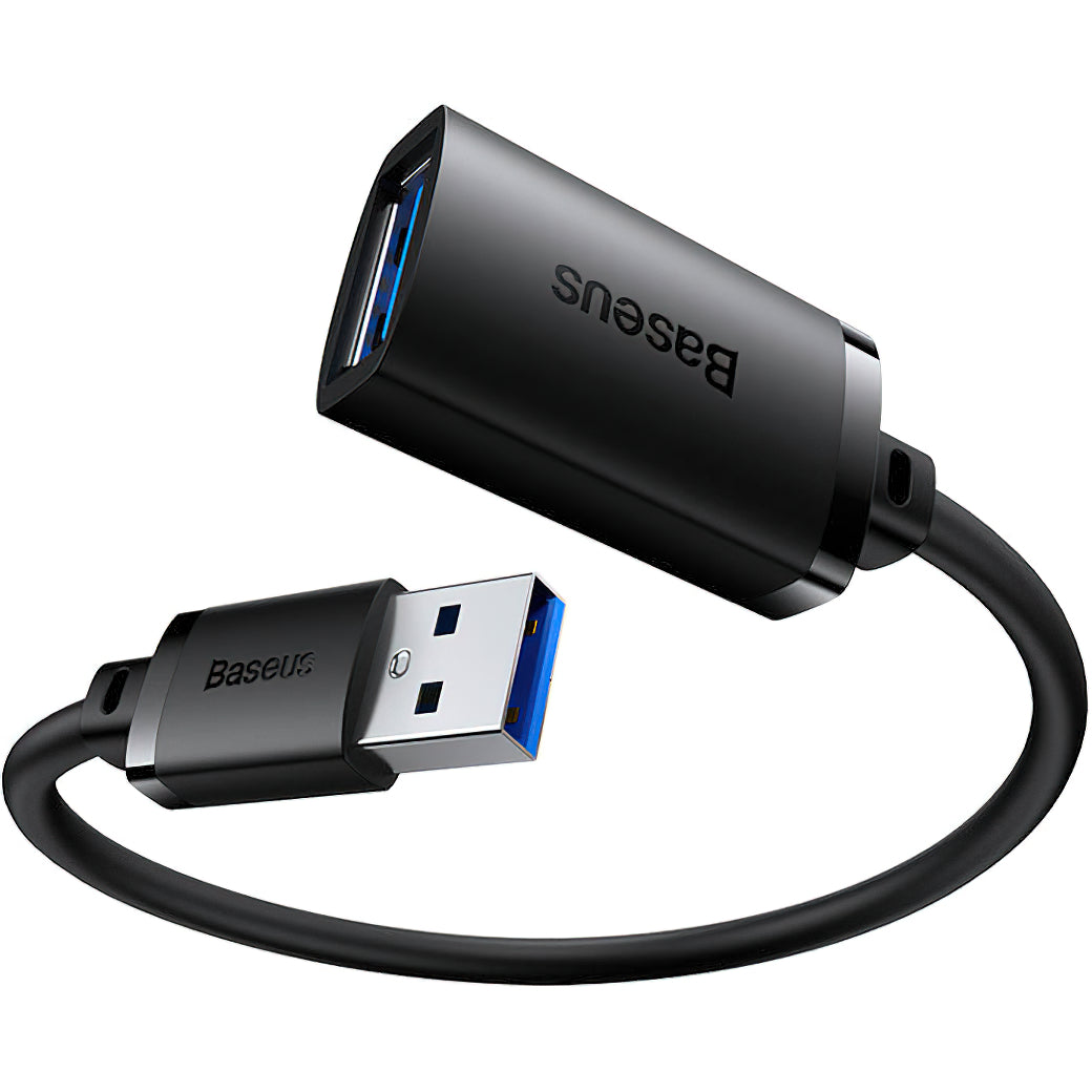 Baseus AirJoy Series USB 3.0 Extension, 1m, Black B00631103111-00
