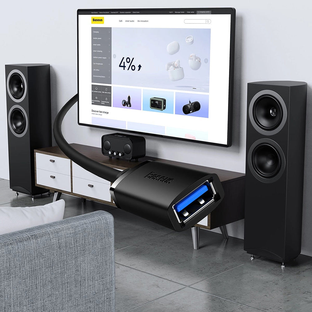 Удължител USB 3.0 Baseus AirJoy, 3m, Черен B00631103111-04