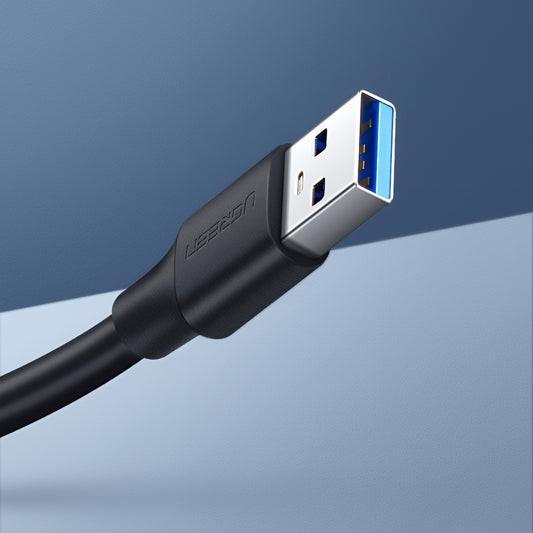 Удължителен кабел USB 3.0 UGREEN US129, 2m, Черен