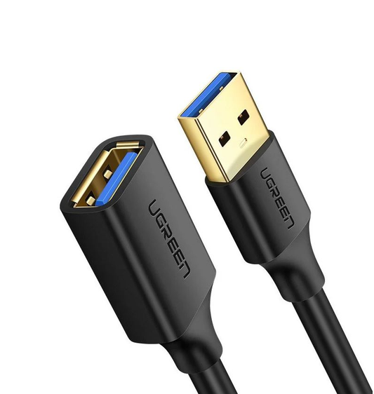 Удължител USB 3.0 UGREEN US129, 5m, Черен