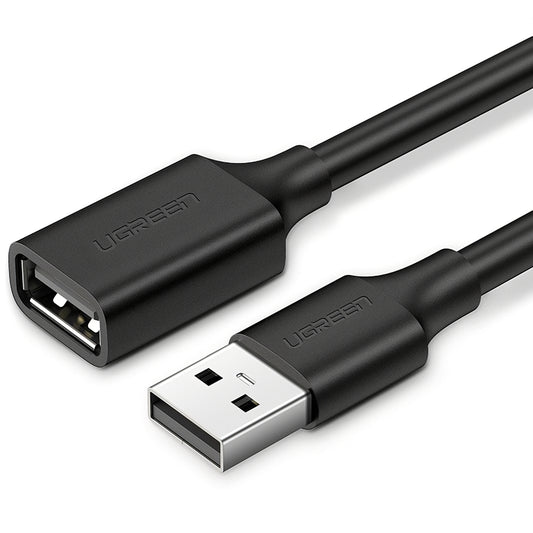 Удължителен кабел USB UGREEN US103, 2m, Черен