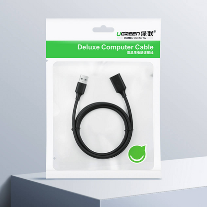USB удължител UGREEN US103, 3м, Черен