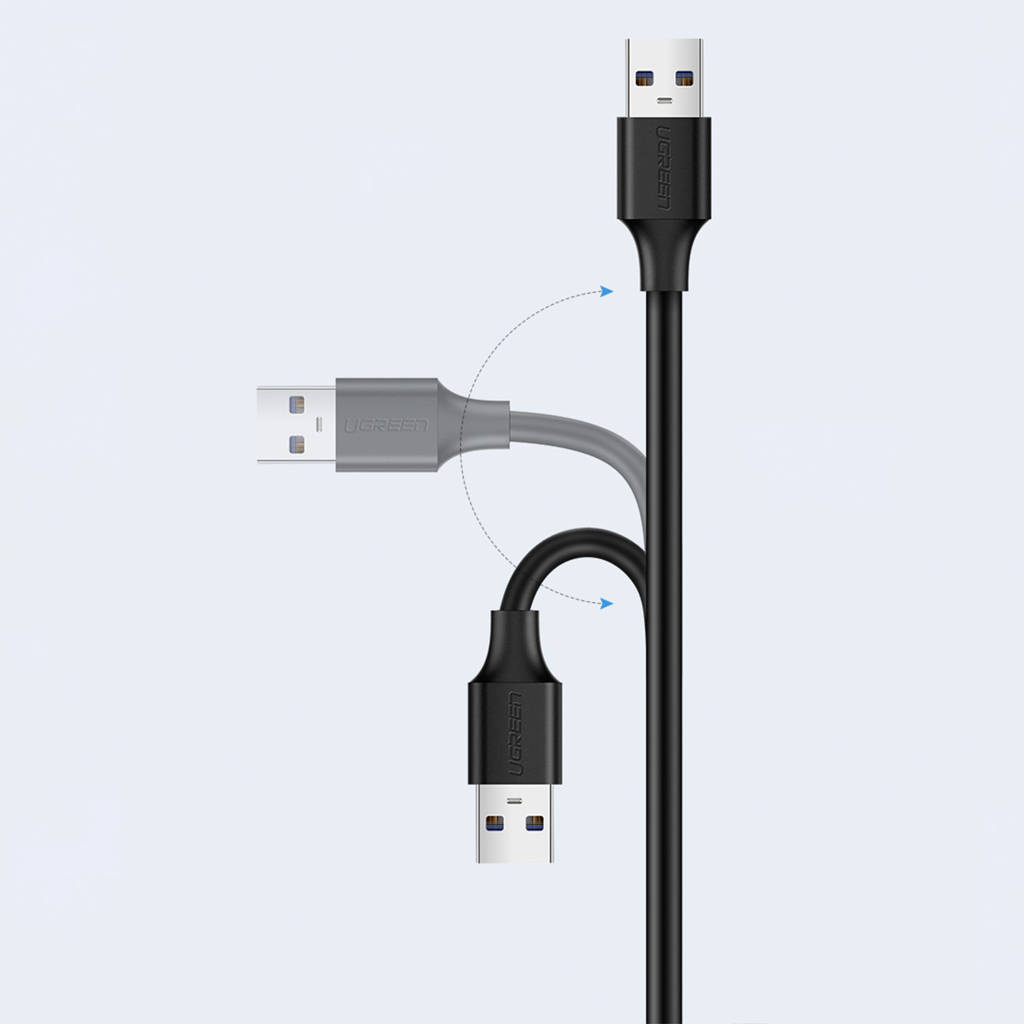 USB удължител UGREEN US103, 3м, Черен