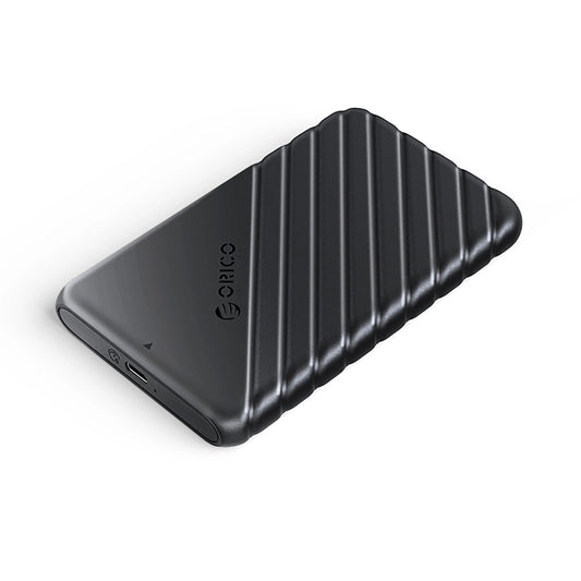 Рак Orico 25PW1C-C3 за HDD / SSD SATA 2.5 инча, USB-C, Черен