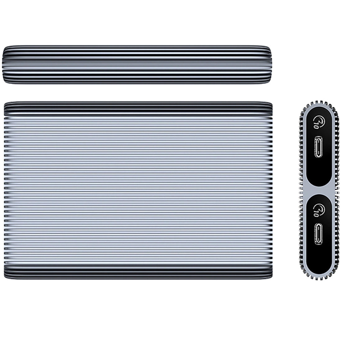 Rack Orico AM2C3-2N Dual Disk за SSD M.2 NVMe, Сив