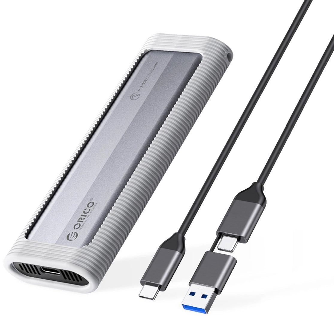Рак Orico AXM2F-V1 за SSD SATA M.2 NGFF, Сив