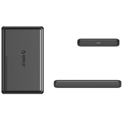 Органайзер Orico DDL25-C3 за HDD / SSD SATA 2.5 инча, USB-C, Черен