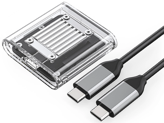 Рак Orico TC20-M2-10G за SSD M.2 NVMe 2230, прозрачен