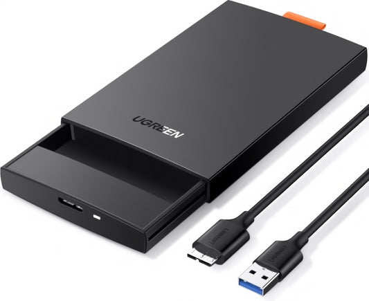 Стойка UGREEN CM237 за HDD / SSD SATA 2,5 инча, USB 3.0, черна