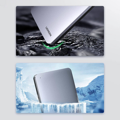 Стойка UGREEN CM300 за HDD / SSD SATA 2.5inch, USB 3.1, Сивa