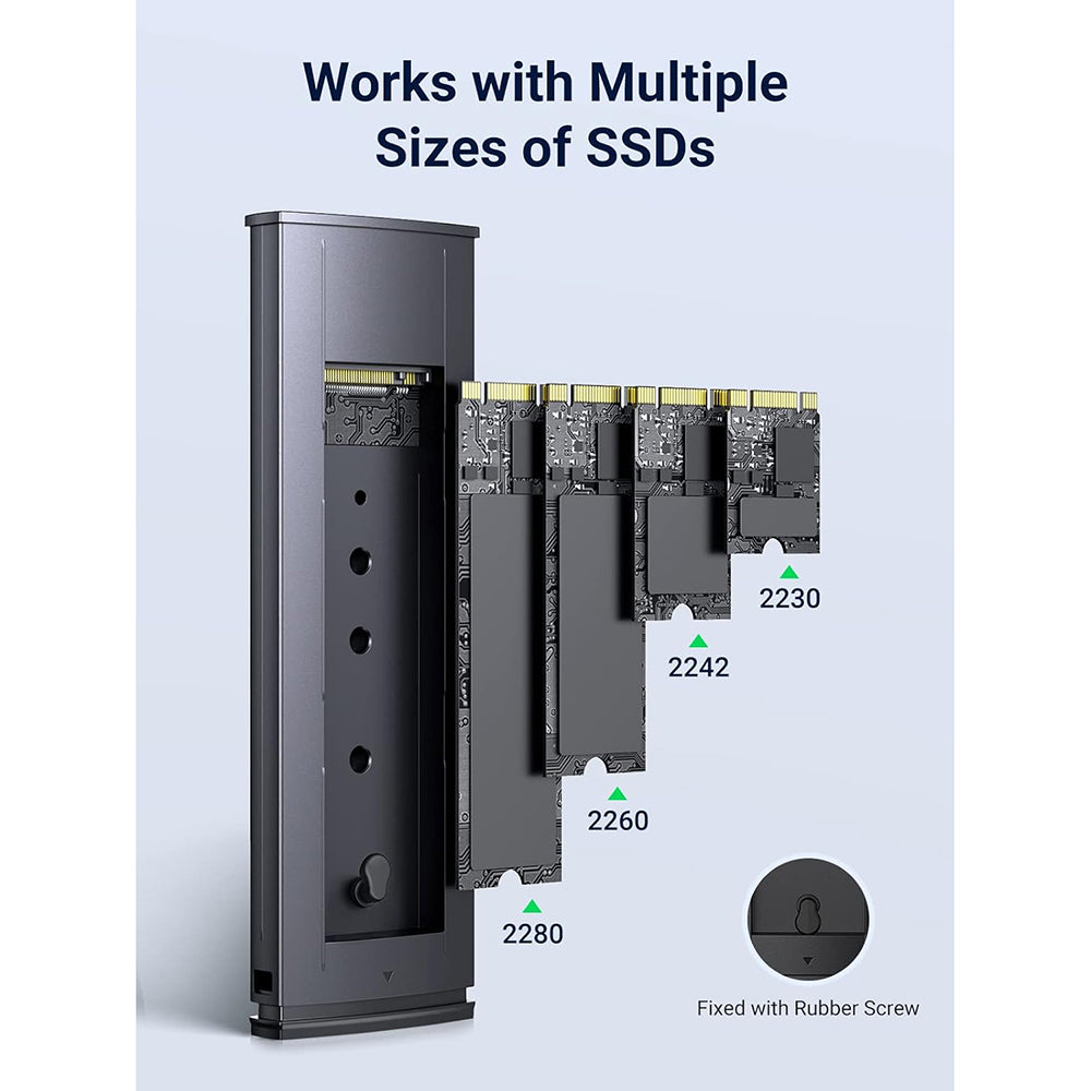 UGREEN CM578 Rack for M.2 NVMe SSD, Gray