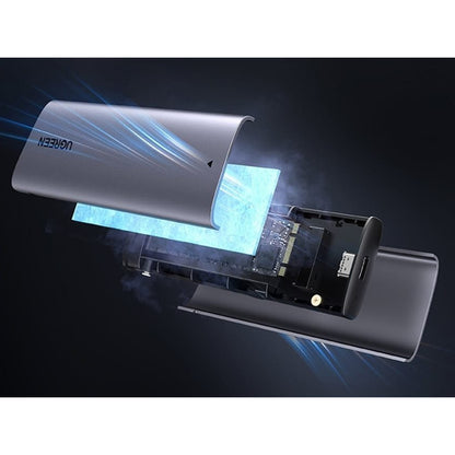 Rack UGREEN CM767 (15813) за SSD M.2 NVMe / NGFF, Сив