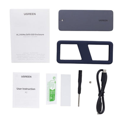 UGREEN CM777 (25665) Rack for M.2 NVMe SSD, Black