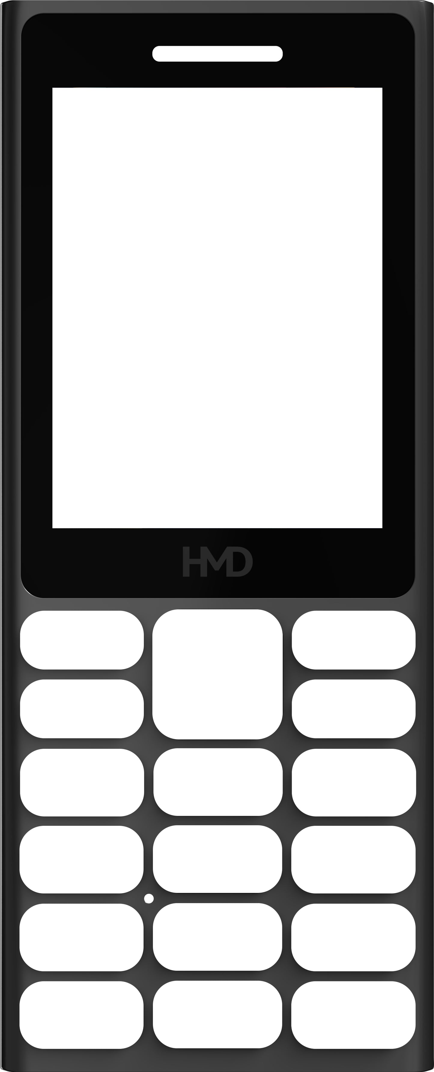 Преден капак за HMD 105 4G, черен