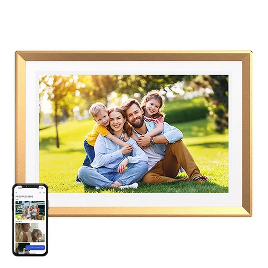 Дигитална фоторамка Arzopa D10, златиста