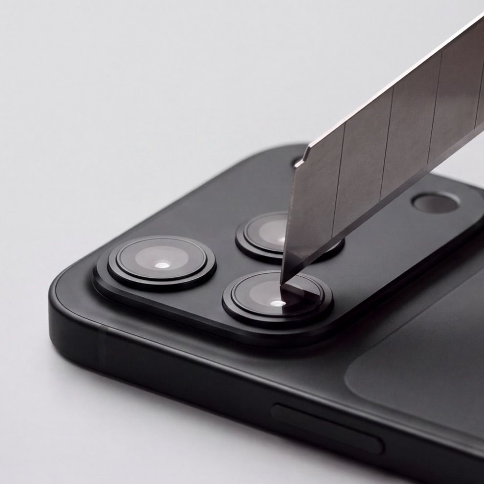 Рамка за защита на задна камера Tech-Protect Camalloy Fit+ за Apple iPhone 18 Pro Max, алуминий, черна