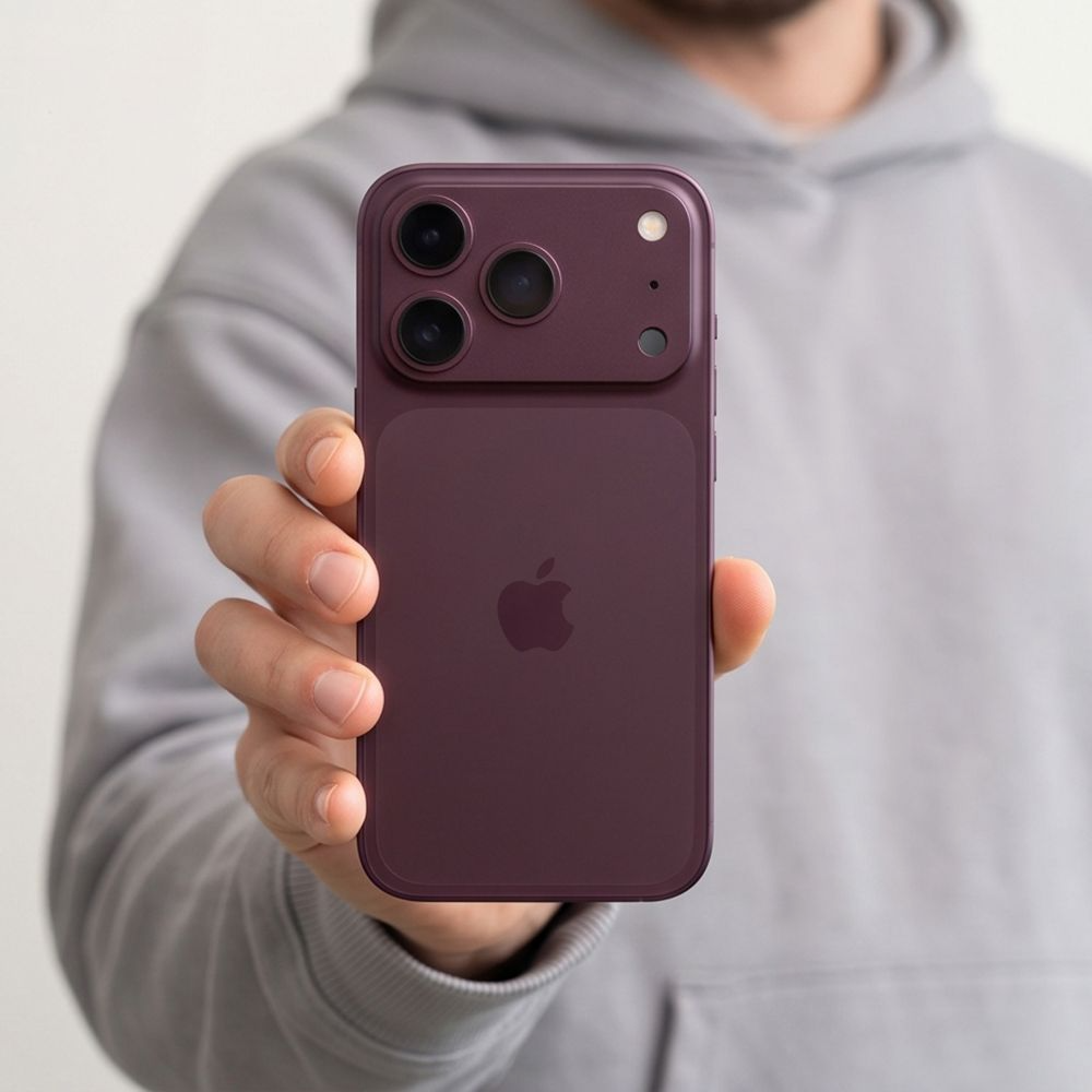 Защитна рамка за задната камера Tech-Protect Camalloy Fit+ за Apple iPhone 18 Pro, алуминий, бордо