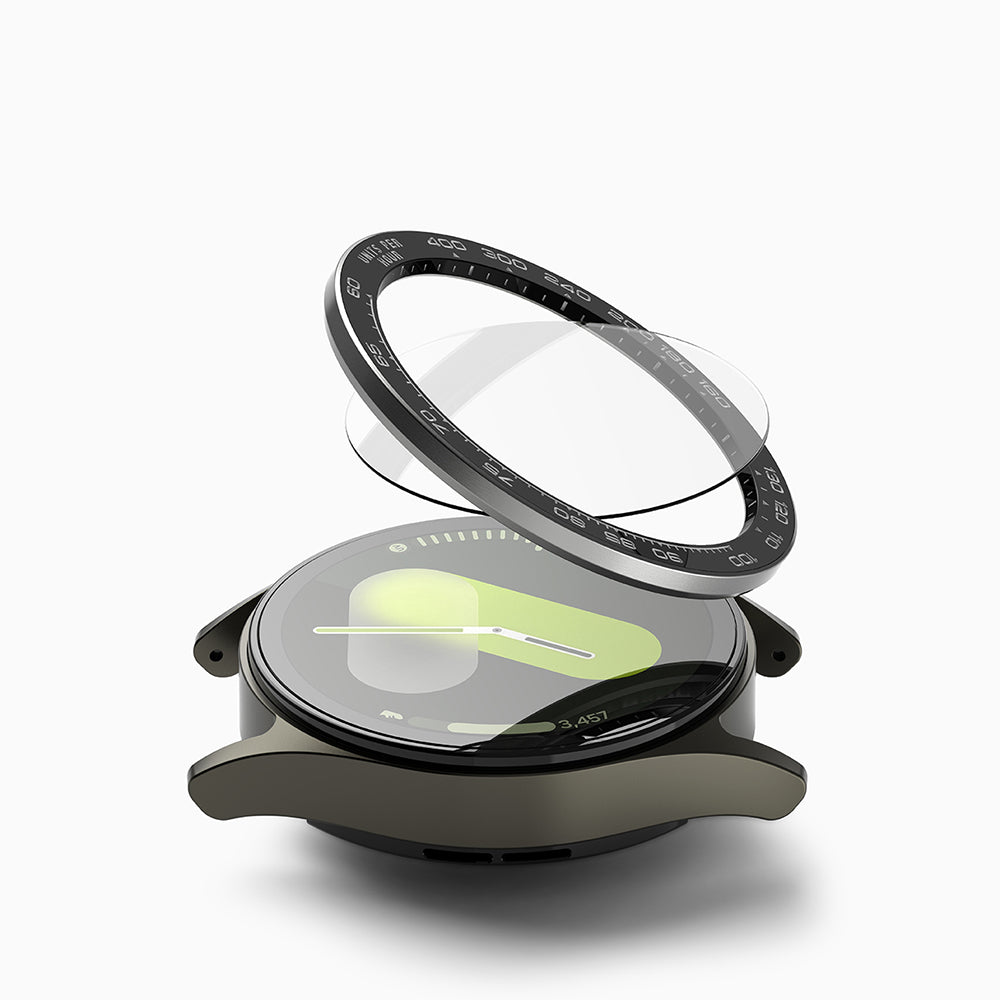 Рамка за защита Ringke Premium Styling за Samsung Galaxy Watch7 44mm, Модел 1, Черна