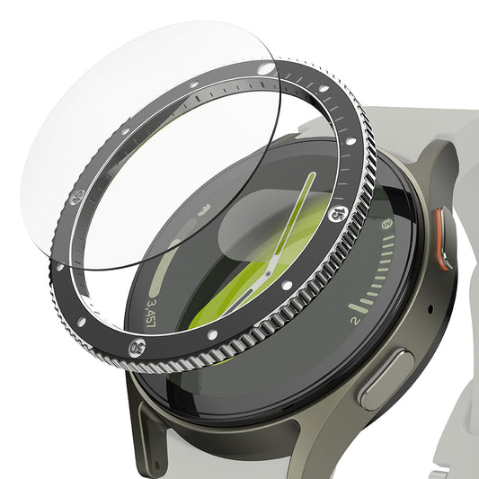 Рамка за защита Ringke Premium Styling за Samsung Galaxy Watch7 44mm, Модел 2, Черна