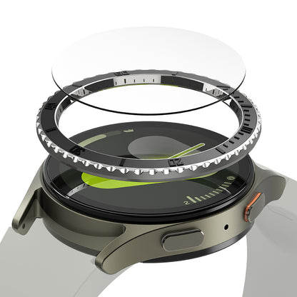 Рамка за защита Ringke Premium Styling за Samsung Galaxy Watch7 44mm, Модел 3, Черна