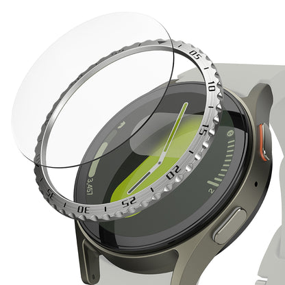 Рамка за защита Ringke Styling за Samsung Galaxy Watch7 40mm, Модел 5, Сребриста