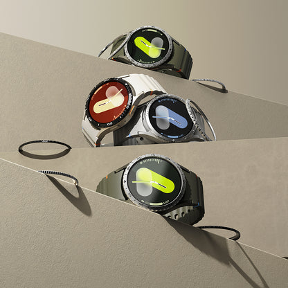 Рамка за защита Ringke Styling за Samsung Galaxy Watch7 40mm, Модел 5, Сребриста