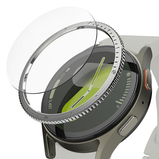 Рамка за защита Ringke Styling за Samsung Galaxy Watch7 40mm, Модел 7, Сребриста