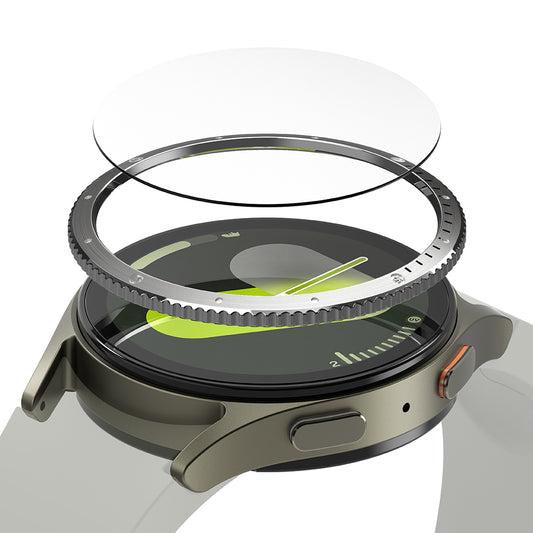 Рамка за защита Ringke Styling за Samsung Galaxy Watch7 40mm, Модел 7, Сребриста