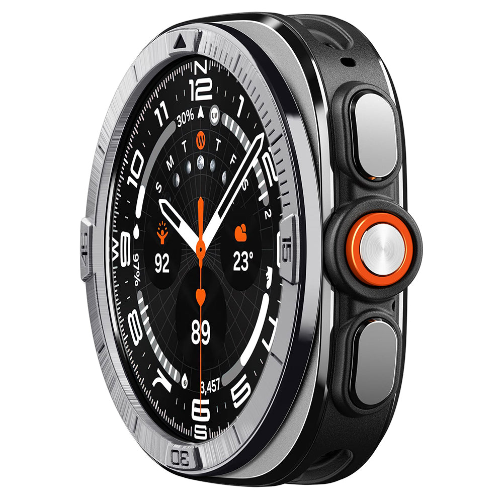 Рамка за защита Spigen Tune Pilot за Samsung Galaxy Watch Ultra2, сребриста ACS11616
